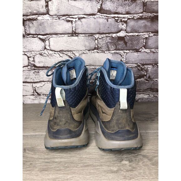 Men's Hoka One One Kaha GTX Gore-Tex Blue & Gray Mid Hiking Boots Women Sz 8M US - Picture 6 of 16